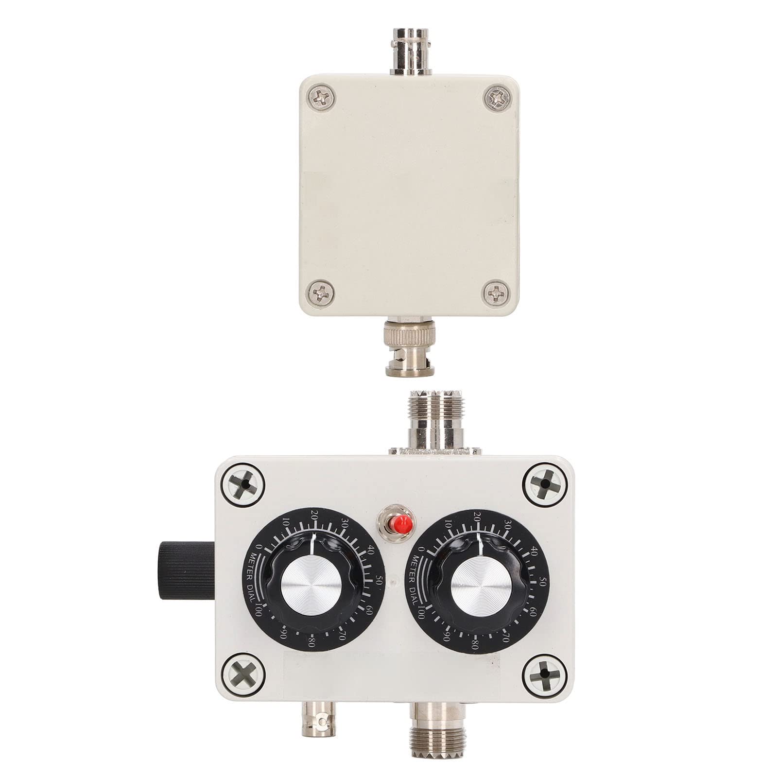 FTVOGUE Antena de Bucle Antena Receptora Ajustable de Dirección Portátil 5 a 30 MHz 76 a 108 MHz Bucle de QRP Antiinterferencias de Acero ABS para Uso en Interiores y Exteriores