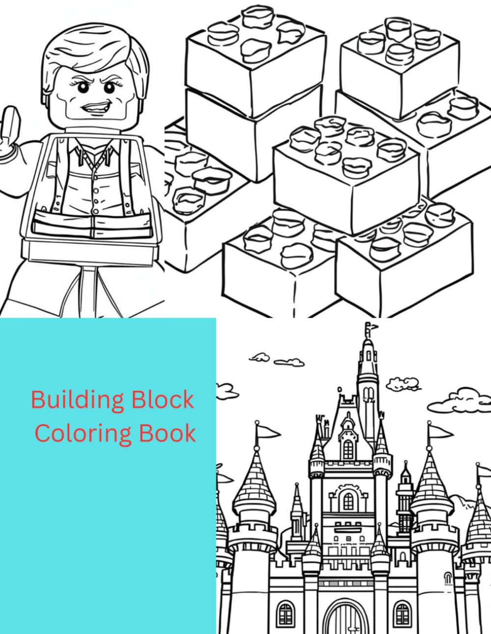 Building Block Coloring Book