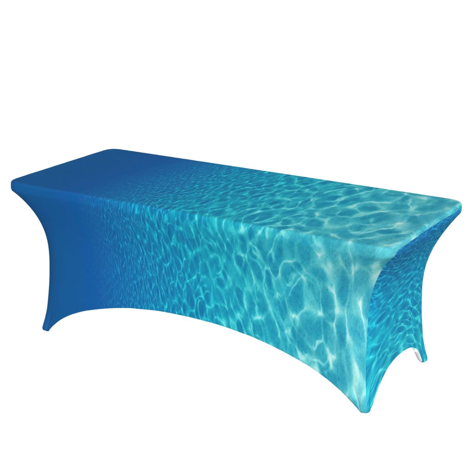PPHGUT Tranquil Underwater Scenery Print Rectangular Tablecloth Dining Party Home Office Wedding Outdoor Events Table Cover