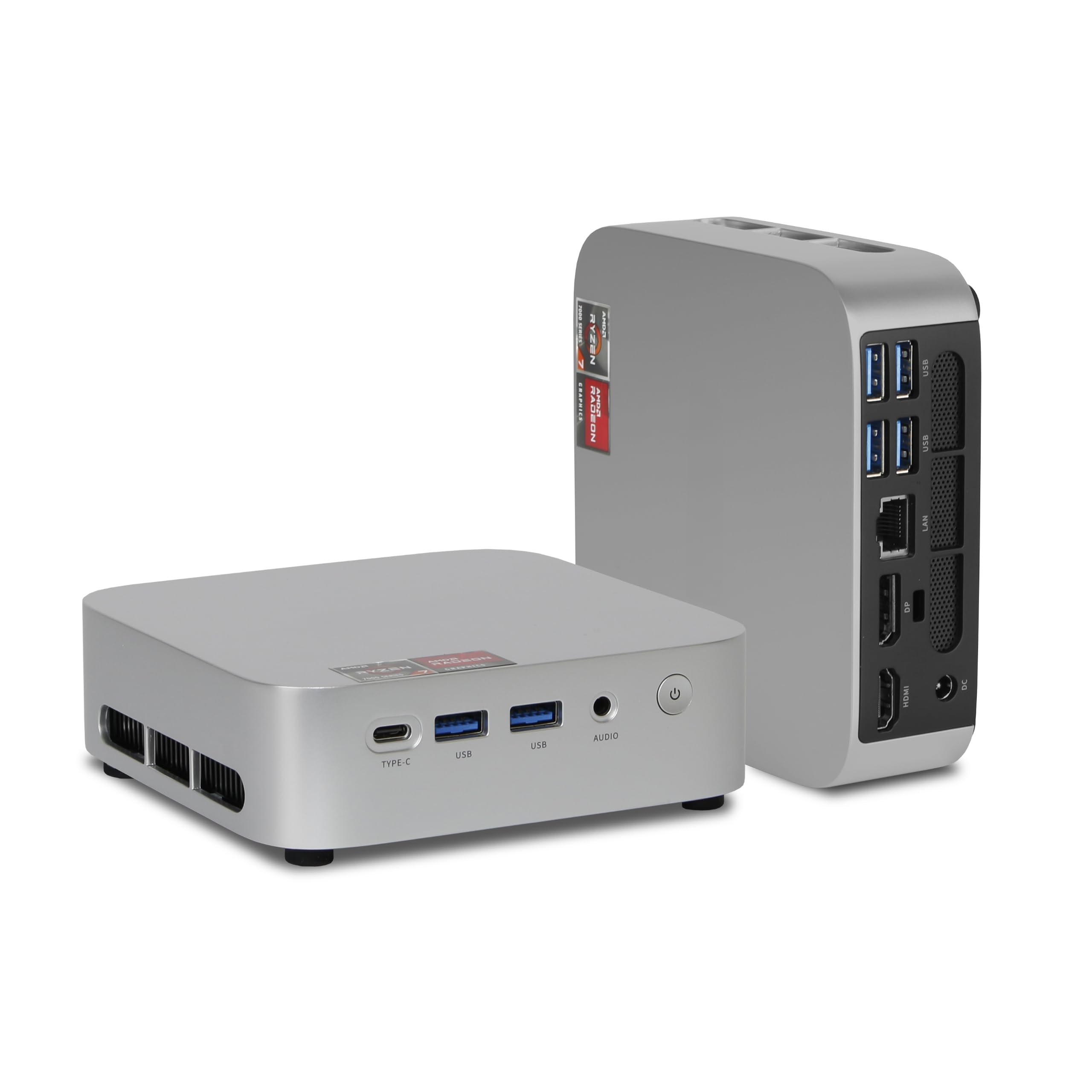 Ankermann Ank-IX M1 Mini PC | 24GB LPDDR5 RAM | 512GB NVMe SSD | Windows 11 | AMD Ryzen 7-7735HS | WiFi & Bluetooth | MS Office 2024