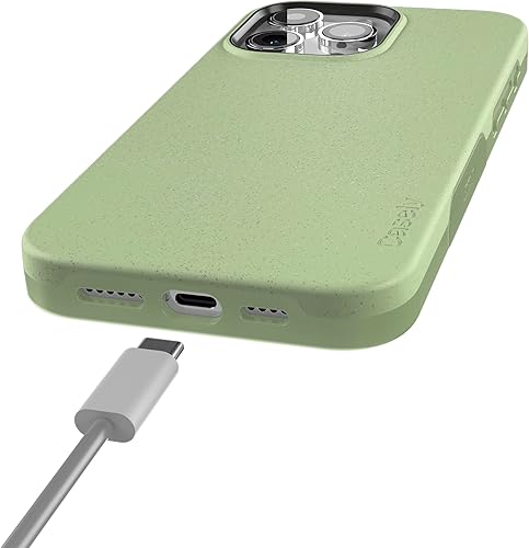 Vista 343 de Casely Funda para iPhone 15 Pro Jardín Secreto Flores mixtas Funda atrevida Compatible con MagSafe y botón de acción Jardín Secreto Floral