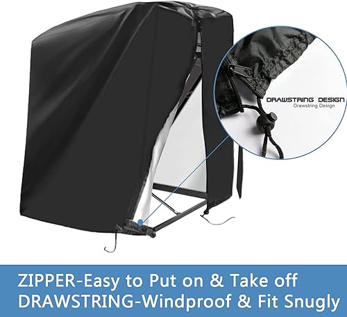 Miniatura 3 de Rilime Funda para cinta de correr plegable impermeable para exteriores a prueba de polvo para máquina de correr plegable Nordictrack 46 pulgadas de