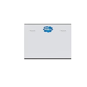 Stormguard Floodplan 30FP001 Universal 1 Door Flood Protection Kit, White, 1000mm Wide x 50mm High, 750mm