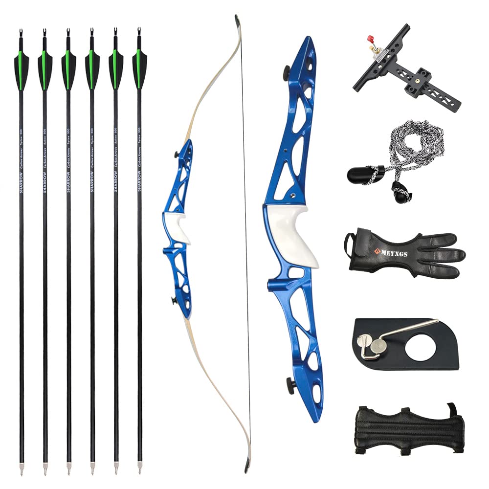 MILAEM Archery Takedown Recurve Bow with Arrow Set 66 Inch/68 Inch/70 Inch Longbow 14-40 lbs Hunting Bow Adult Bow Right Handed Outdoor Shooting Target Practice