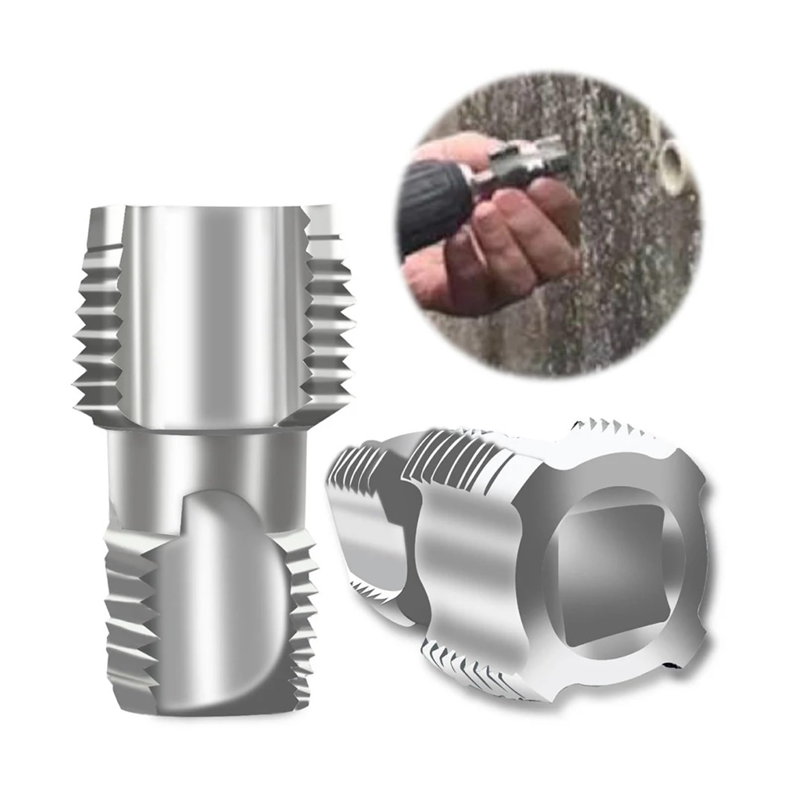 4/6 Punti PPR Apri Filettatura Interna per Tubi dell'Acqua Rubinetto Conico per Filettatura Interna per Tubi da 1/2" e 3/4" per Tubi, rubinetti