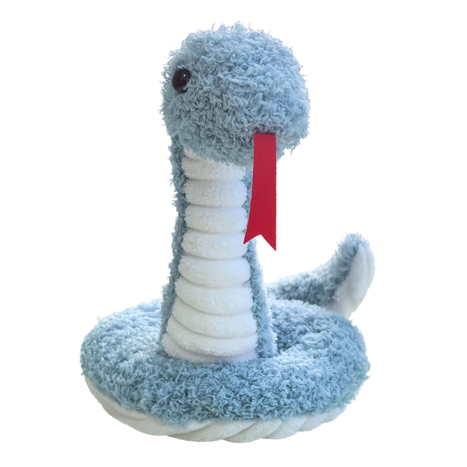 Doindute Blue Plush Snake Stuffed Animal Toy, Soft Cuddly Plushie Hugger Toy for Boys & Girls, Gifts for Kids or Girlfriend, 17 Inches