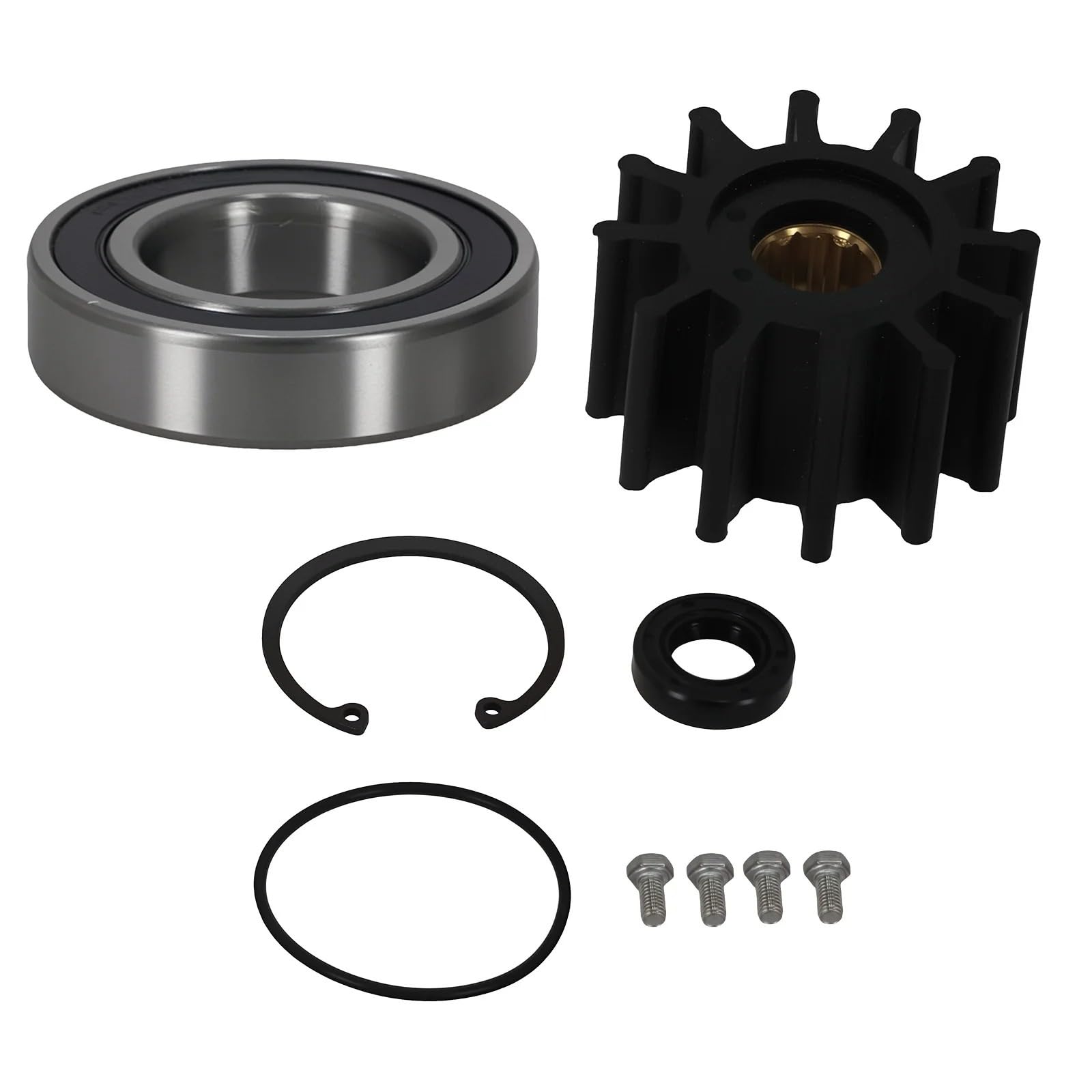 Bomba Aqua Refrigerante Kit Bomba Agua Cruda Para Volvo Para Penta 5,0 GLPEFS 5,7 GLPEFS 1999-2005 3860795 21214596 3858229 21214599 3862487 BombaAgua