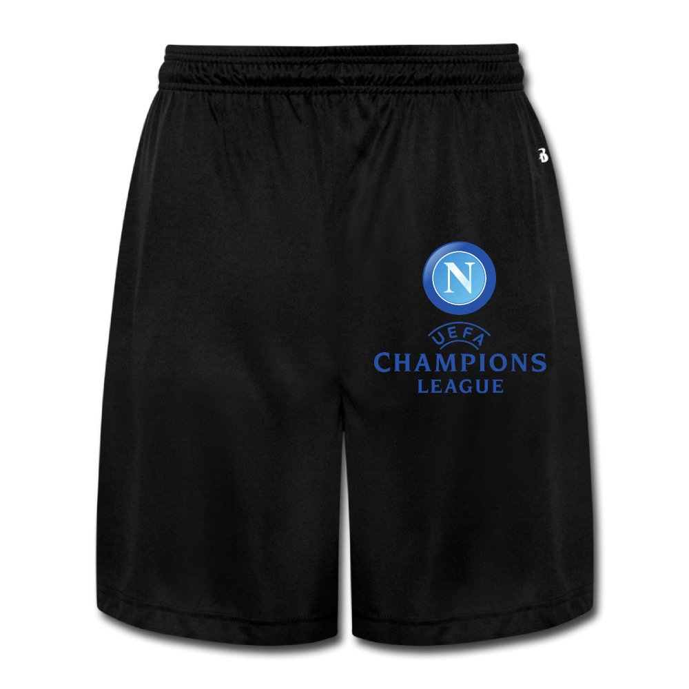 Mansway Men's Societ¨¤ Sportiva Calcio Napoli UEFA Champions Performance Shorts Sweatpants