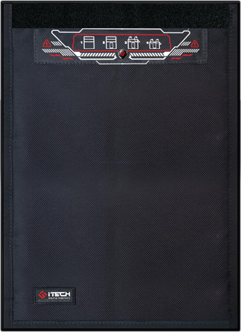 Military Grade SHIELDSTER Medium Vertical Faraday Bags for Mobile Phones, Designed and Built AS PER Indian Standards, for Defence, Law Enforcement, Police, State & Local Agencies.