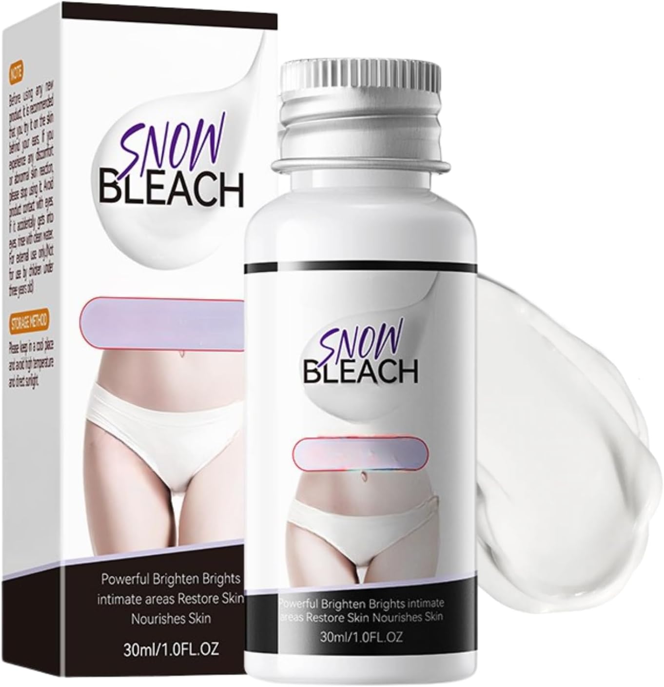 Premium Skin Whitening & Bleaching Cream for Underarm, Body & Private Areas – Intimate Body Cream for Women, Lightening Lotion with Deep Hydration to Reduce Dullness & Dark Spots,30ML