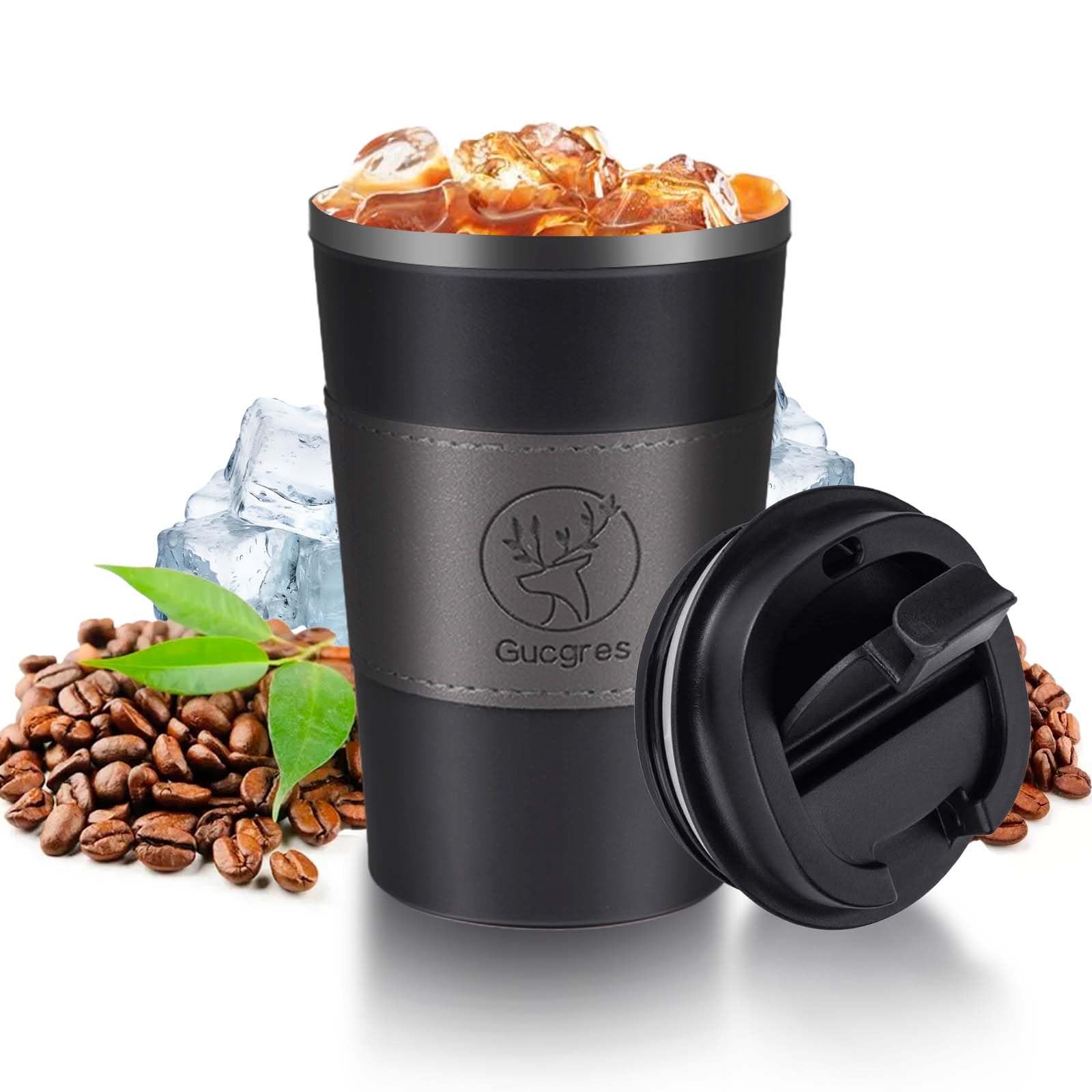 Tazza Termica Da 380ml - Acciaio Inox, Doppia Parete, Per Caffè E Bevande Calde/Fredde - Foto 5