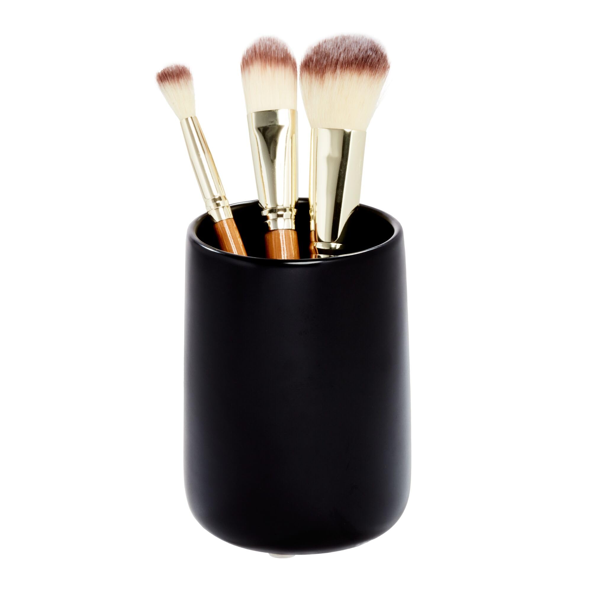 iDesign Ceramic Earth Collection Tumbler Cup Matte Black