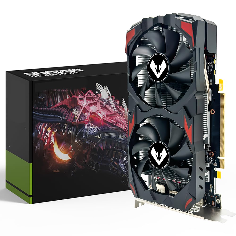 MOUGOL AMD Radeon RX 580 Graphics Card, 8GB GDDR5 256 Bit 2048SP