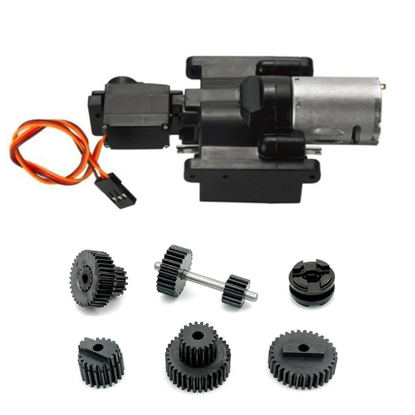Per WPL C14 C24 B16 B36 B14 B24 Per MN D90 MN-90 MN99S MN91 MN96 370 Motore Cambio 2 Velocità Ingranaggio Acciaio Albero RC Auto Pezzi Ricambio Auto Rc