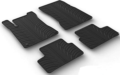 Gledring Alfombrillas de goma de ajuste personalizado de Estados Unidos para todo tipo de clima, diseñadas para Mercedes Benz Clase CLA (C118)