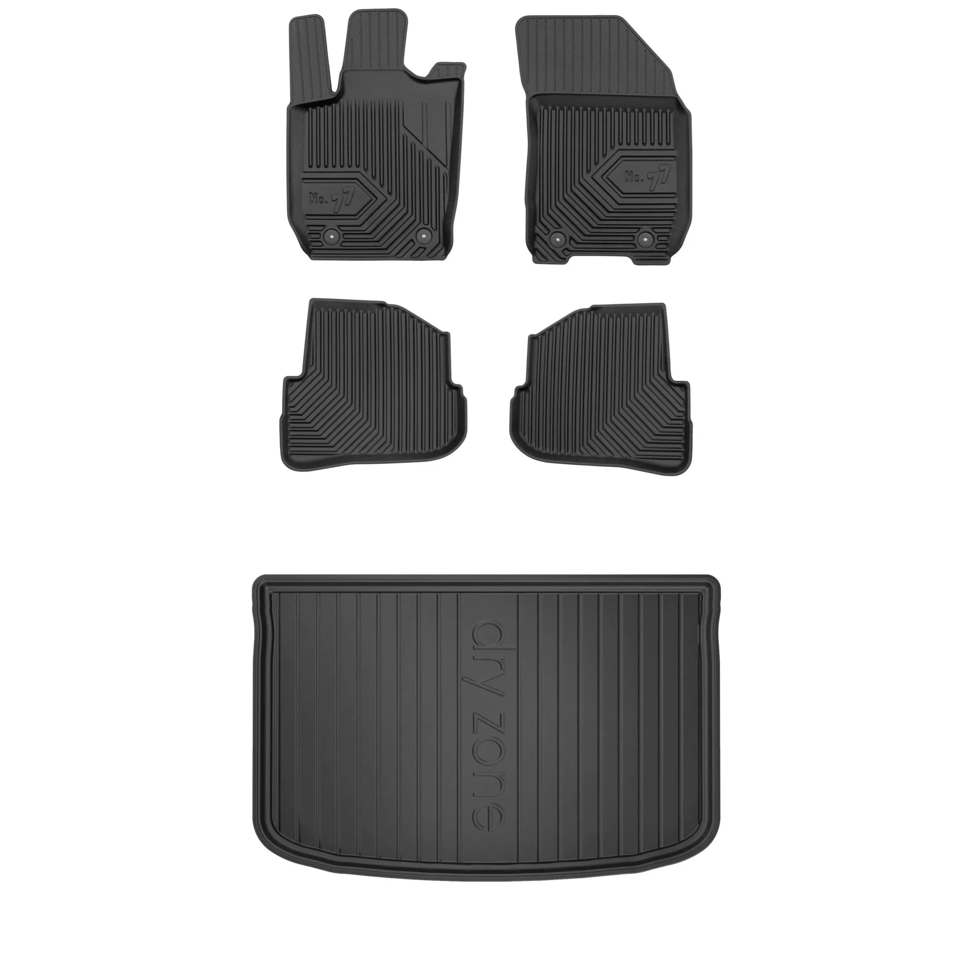 MOTOS Rubber Boot Mats Fits For Audi A1 Sportback 8X 2012 - View #7