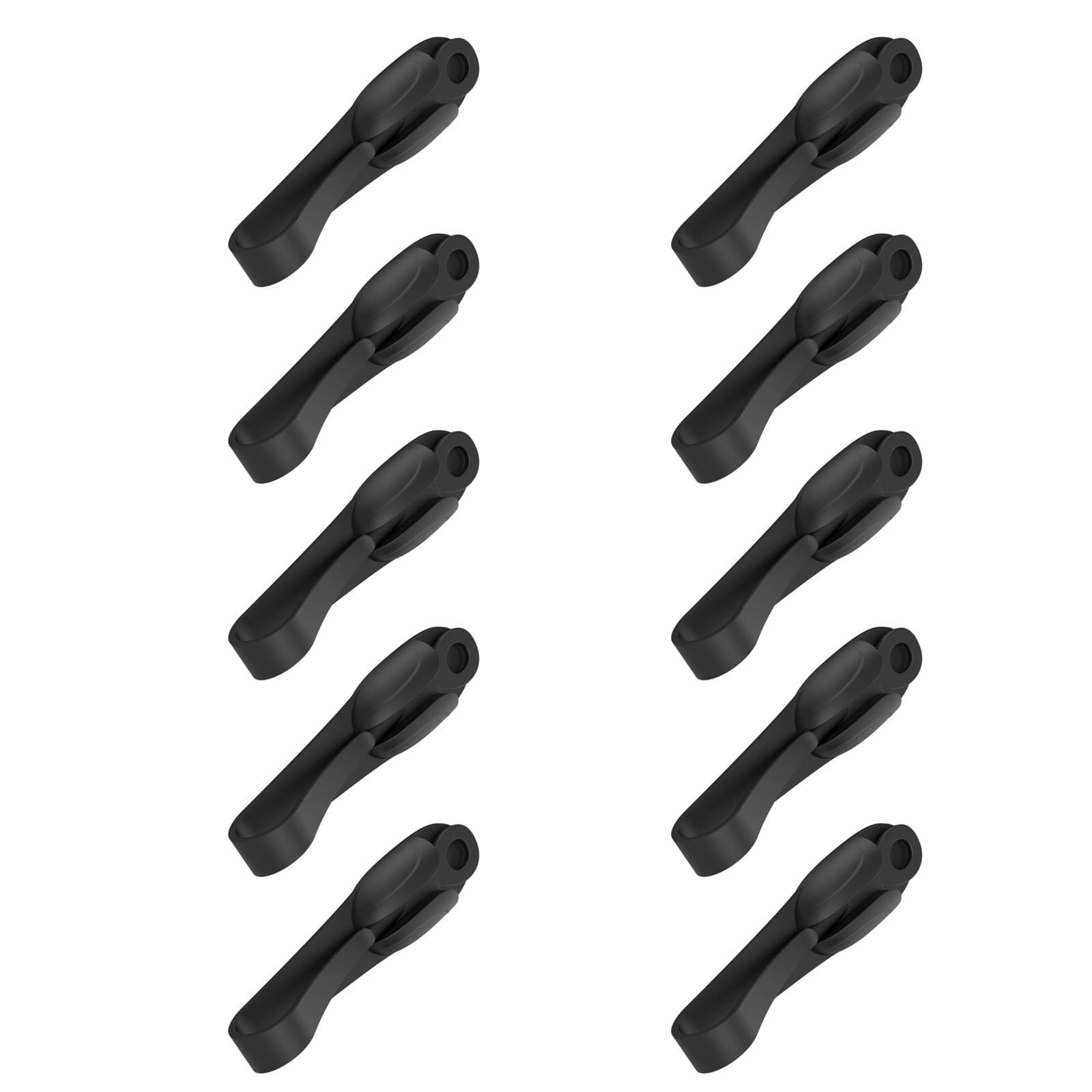 Buxuaaaa Black 10Pcs Multipurpose Bobbin Winder Ties Sturdy Silicone Wire Organizers For Household Use And Kitchen Supplies Silicone Ties