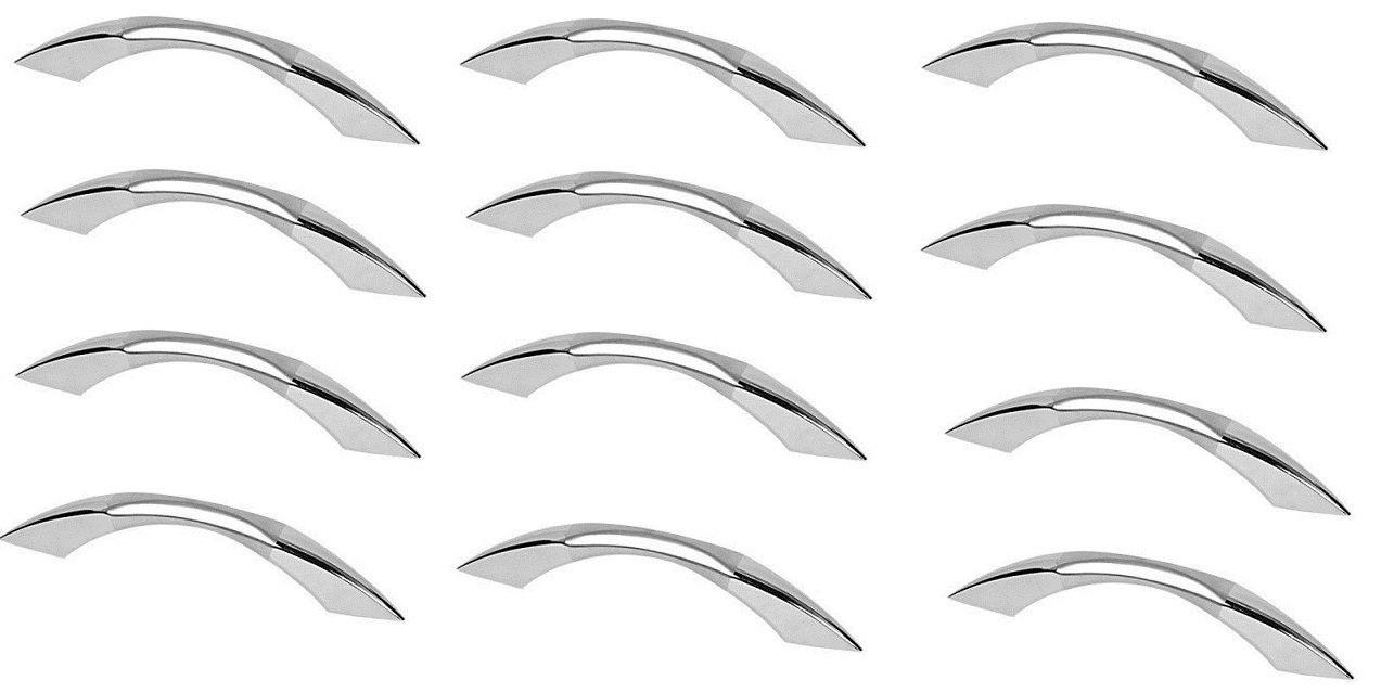 HomeDecorax Traders Civic Stainless Steel Door, Cabinet And Drawer Handles (4 Inch, Pack of 12) (B07BBT3XKS) Amazon Price History, Amazon Price Tracker