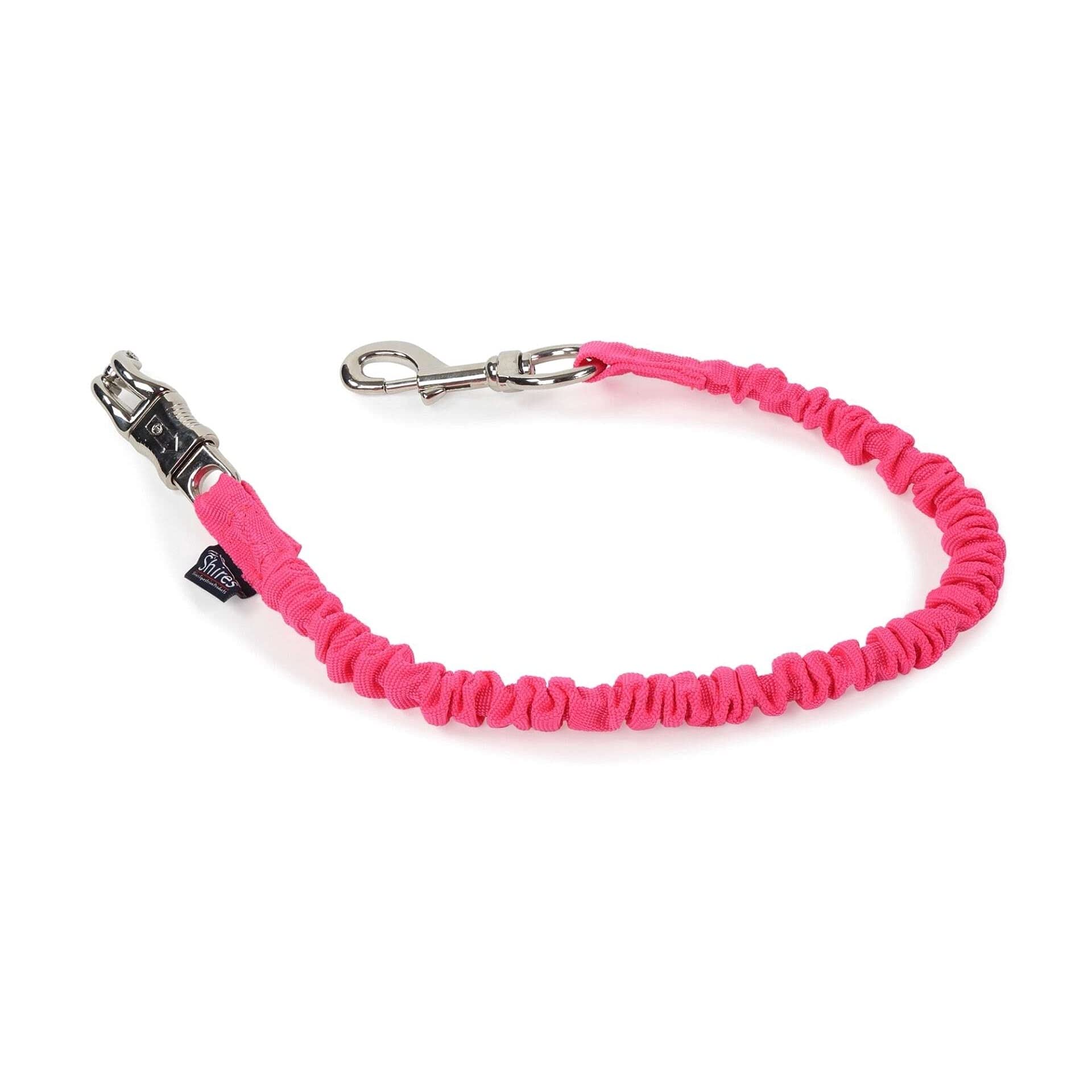 Shires Bungee Breakaway Trailer Tie-Pink One Size — image 1