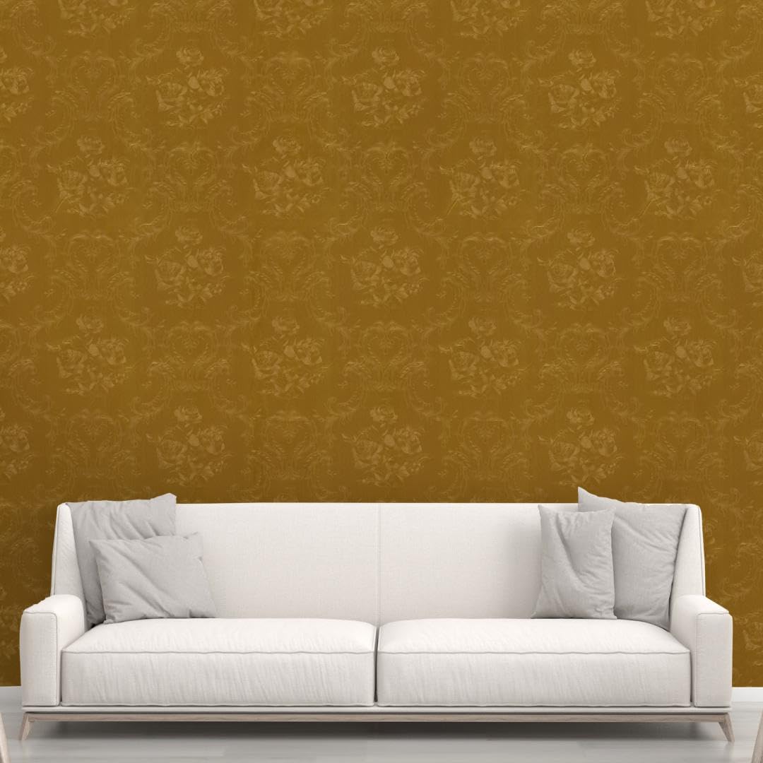 doodad Self Adhesive Wallpaper - 45cm x 300cm, Covers 14.5 sq. ft | Golden Plain Wall Paper for Wall Decor | PVC Wallpaper Waterproof, Plain Wallpapers for Walls, Plain Wallpaper for Home Decor (B0D2NYTQBL) Amazon Price History, Amazon Price Tracker