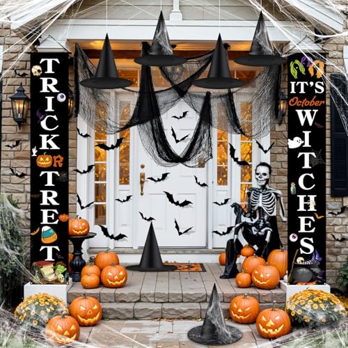 35PCS Halloween Decorations Outdoor Set Trick or Treat and It's