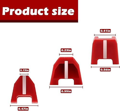 Miniatura 2 de 42-38-0017 Kit de almohadillas sin marchas para Milwaukee M18 2746-20 Reemplazo de punta de clavadora 18Aa compatible con puntas de clavadoras