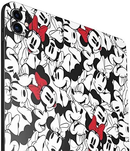 Skinit Decal Tablet Skin Compatible with iPad Pro 11in (2020) - Officially Licensed Disney Minnie Mouse Red Color Pop Face Pattern Design