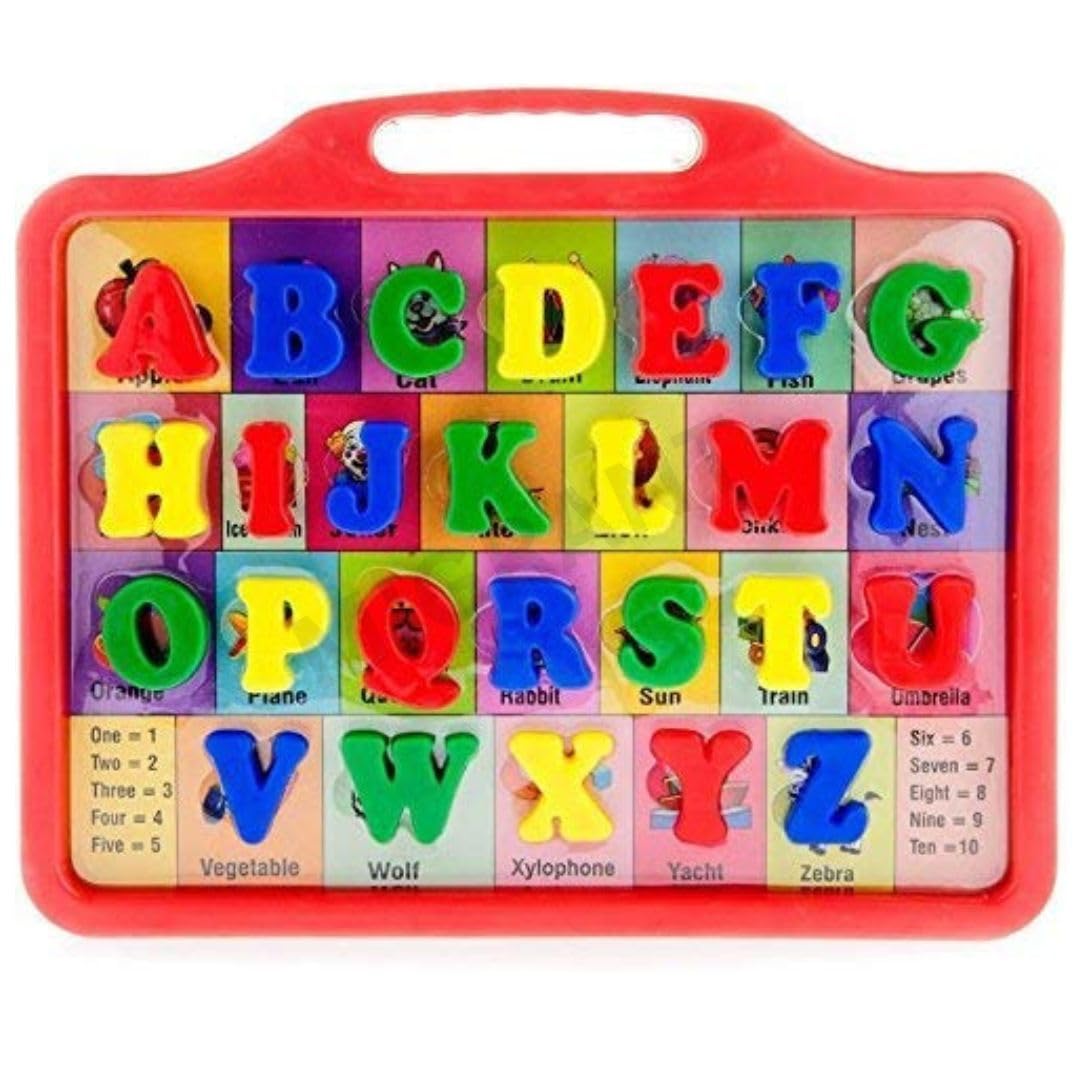 MIGRANT 2 in 1 Alphabets Slate for Kids Learning with Brain Game Activity Toys for 3 4 5Years Old | Educational ABCD Toys for Kids with Green Board Duster (B0CZ9LC956) Amazon Price History, Amazon Price Tracker