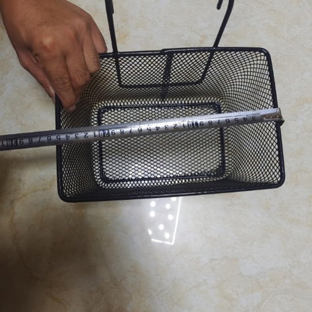 Cesto Bici Metallo 25x17cm per Manubrio