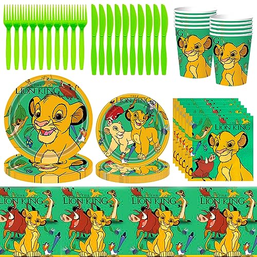 Fun Express Lion King Getränkeservietten – 16 Stück, Geburtstags-Partyzubehör, Lizenziert
