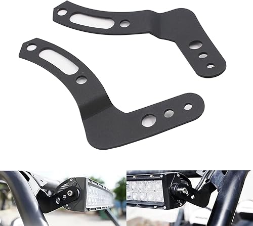 Miniatura 1 de LOSTAR Par (2) soportes de montaje de barra de luz LED superior de 30 a 32 pulgadas para Polaris 2013-2021 RZR XP 1000, 2015-2021 RZR 900 S900 S1000