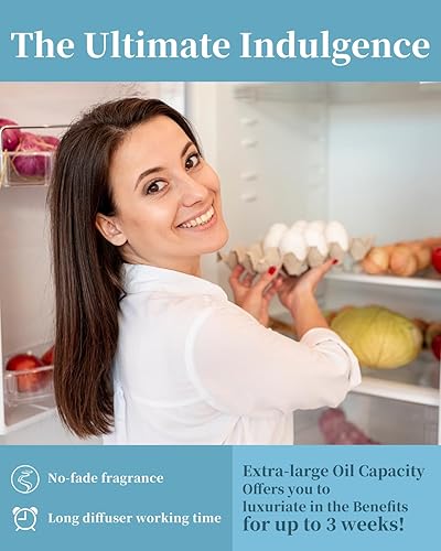 Miniatura 29 de VTS Difusor sin agua para aceites esenciales, difusor de nebulización de aceites esenciales de aromaterapia para el hogar, dormitorio, baño, sala