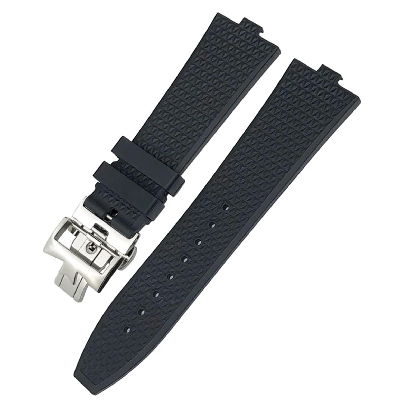 Gumowe paski do zegarków typu wypukłego Fluoros 24x7mm, do urządzenia Vacheron Constantin za granicą Szybki pasek do zegarka zamiennego