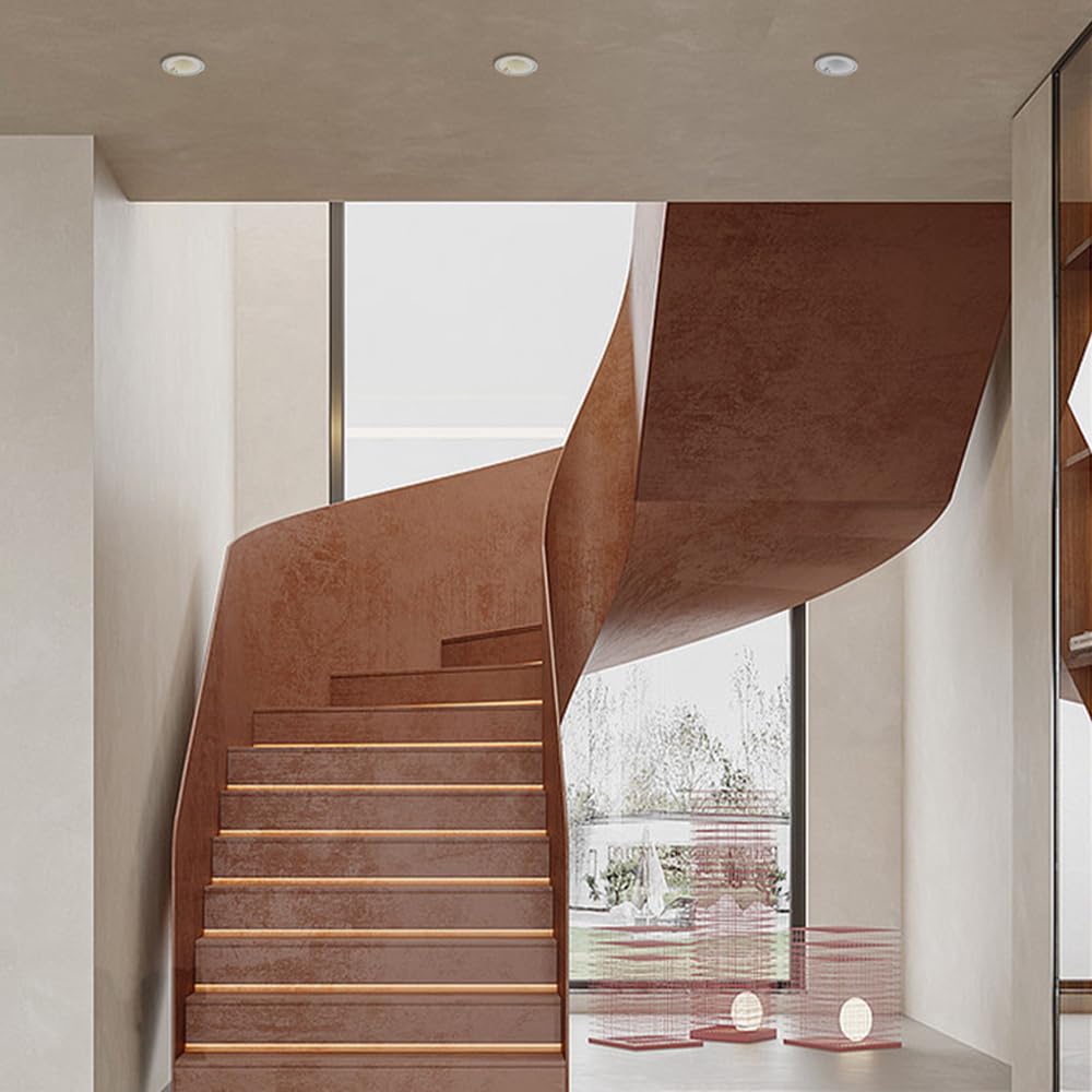 PIPI HARE 3.34" LED Recessed Lighting Ceiling Spotlight Flush Mount Spot Light Aluminum Housing Directional Spotlights Accent Lamps Ceiling Downlight For Living Room Bedroom