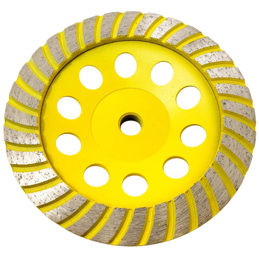 Roue boisseau diamant pour éliminer les imperfections du béton et corriger les dalles