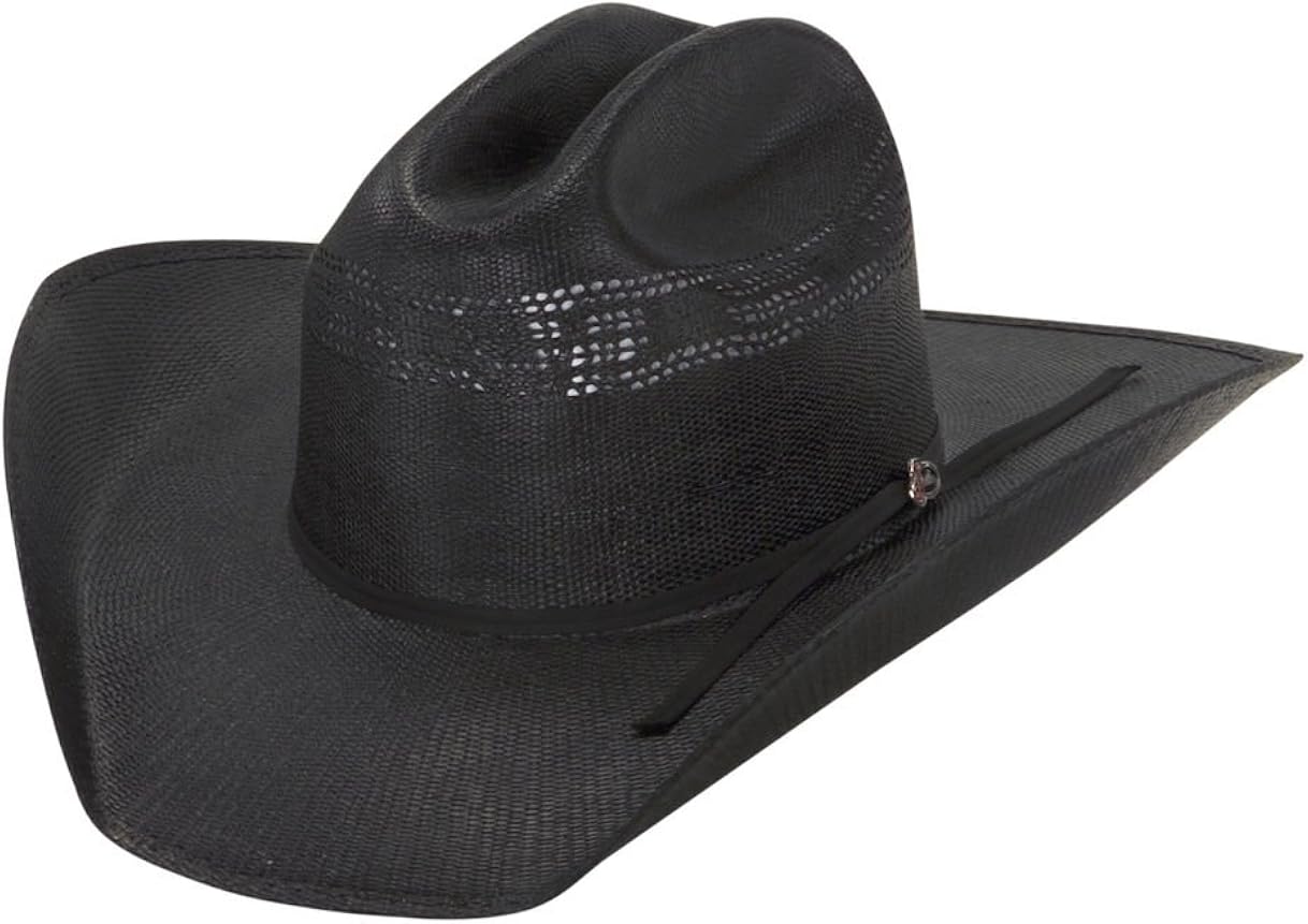 Justin Cutter 20X Black Straw Cowboy Hat at Amazon Men’s Clothing store