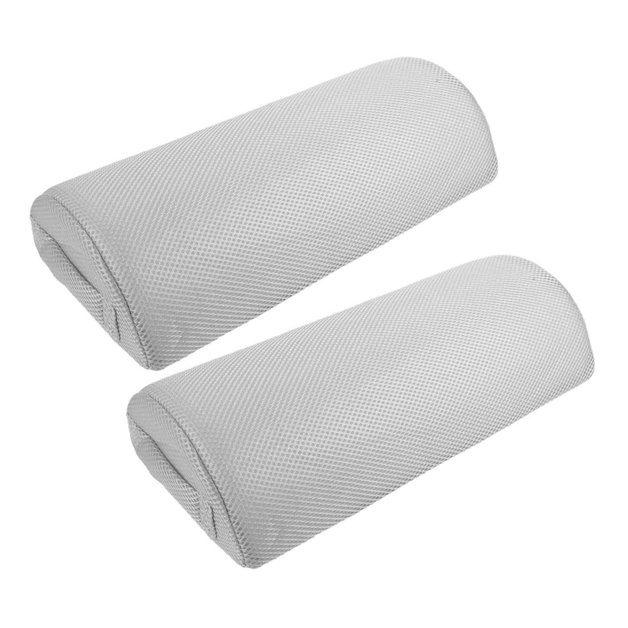 Alipis Cuscino per Gambe da Ufficio 2 Pezzi Supporto Gambe Schiuma ad Alta Resilienza Design Semicilindrico per Comfort e Rilassamento