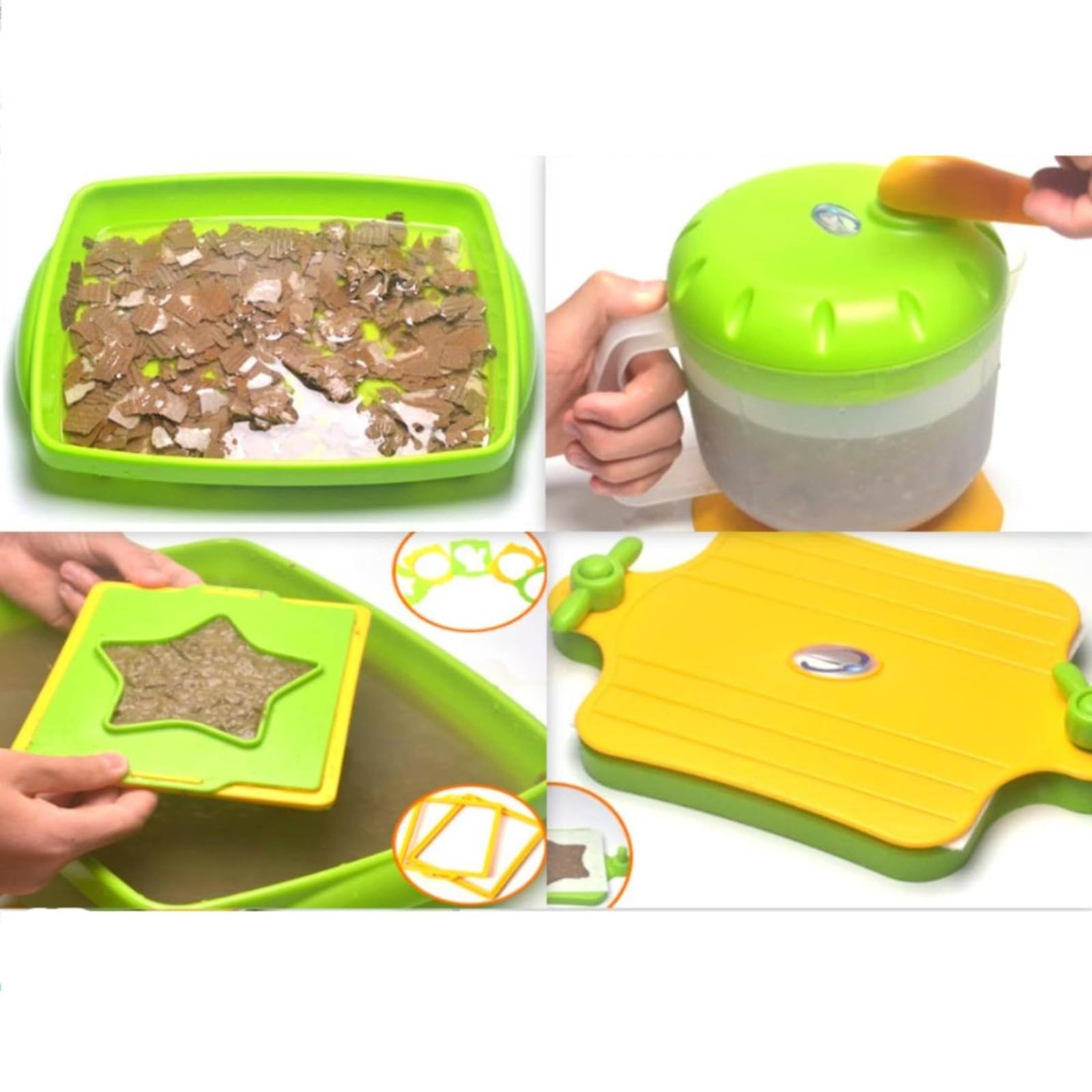 Jeu Recyclage Papier Bricolage | Manuel, sans Pile, J, pr École, Jeunes Scientifiques