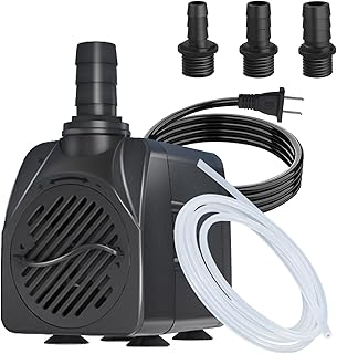 10 Pot Fountain Ideas for Easy DIY Water Features 50 400GPH Auto-Shut-OFF Submersible Pond Pump (1500L/H 25W) Ultra Quiet Fou...