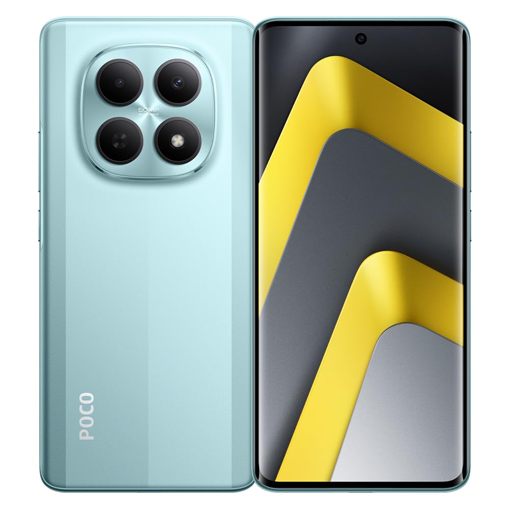 XIAOMI POCO M8 5G 8GB+512GB Smartphone - Snapdragon 6 Gen 3, Schermo 6.77" Flow AMOLED 120Hz, 5520mAh + Ricarica 45W, Fotocamere 50MP+20MP, Verde（con Caricatore Incluso）