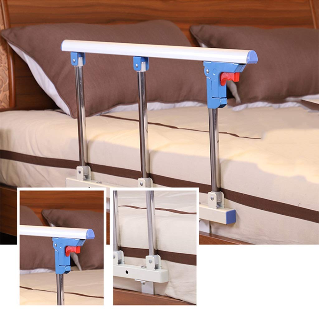 Barandilla de Cama Plegable de Seguridad Lateral para Ancianos, Adultos, asa de Asistencia, barandilla de Cama para discapacitados, Hospital, Agarre de Acero Inoxidable, Dispositivo de asist