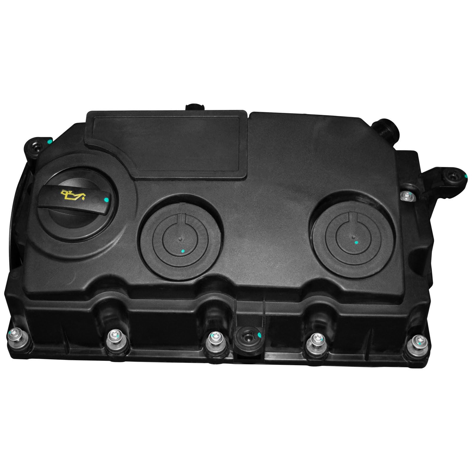 Tapa de válvula tapa de culata compatible con Go-lf 5 Polo A3 Leon Tol-edo 1.9 TDI 2.0 TDI reemplazo para 03G103469G 03G103469M 03G103475E