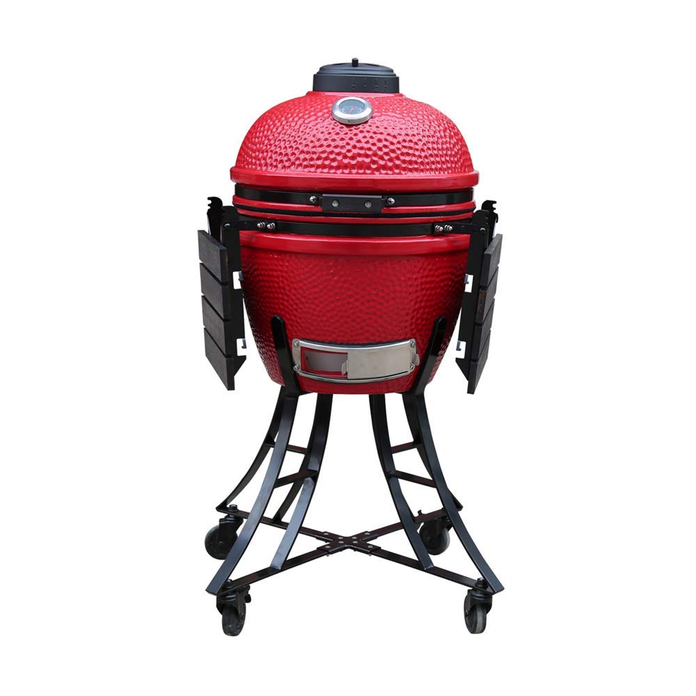 Icon Grills CG401 Charcoal Kamado Grill with Oversized Cart