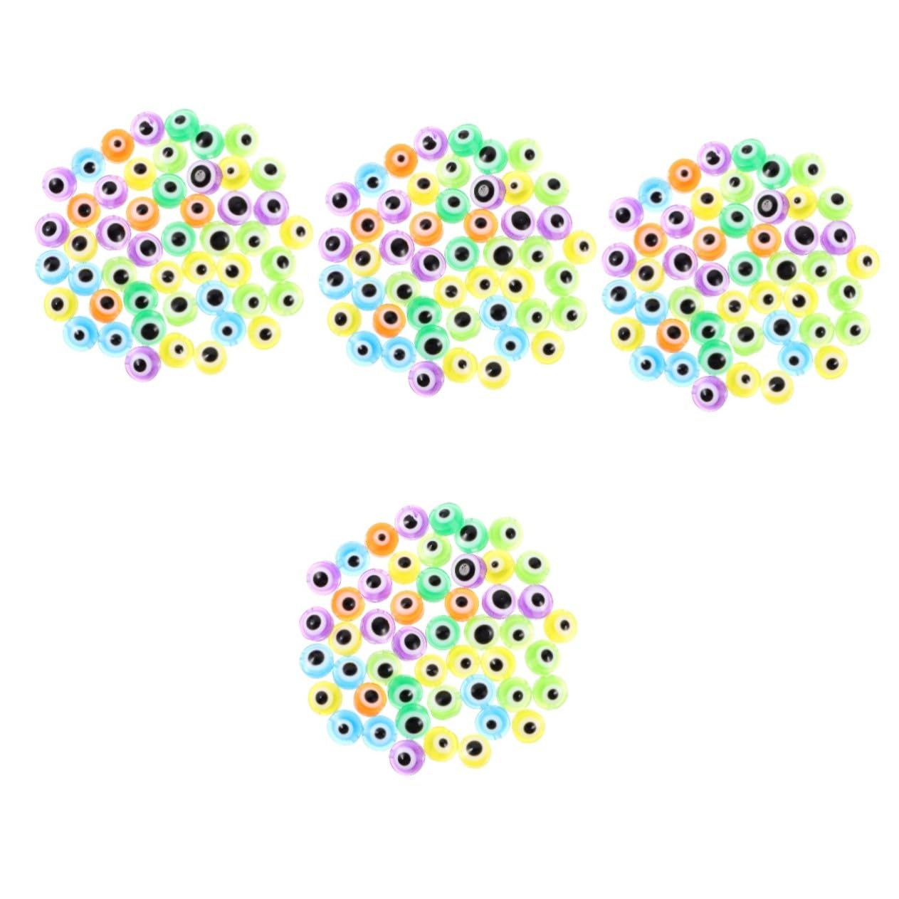800 Piezas Abalorios para Hacer Pulseras Cuentas Espaciadoras Ojos de Resina para DIY Joyería Manualidades Brazaletes Accesorios Coloridos