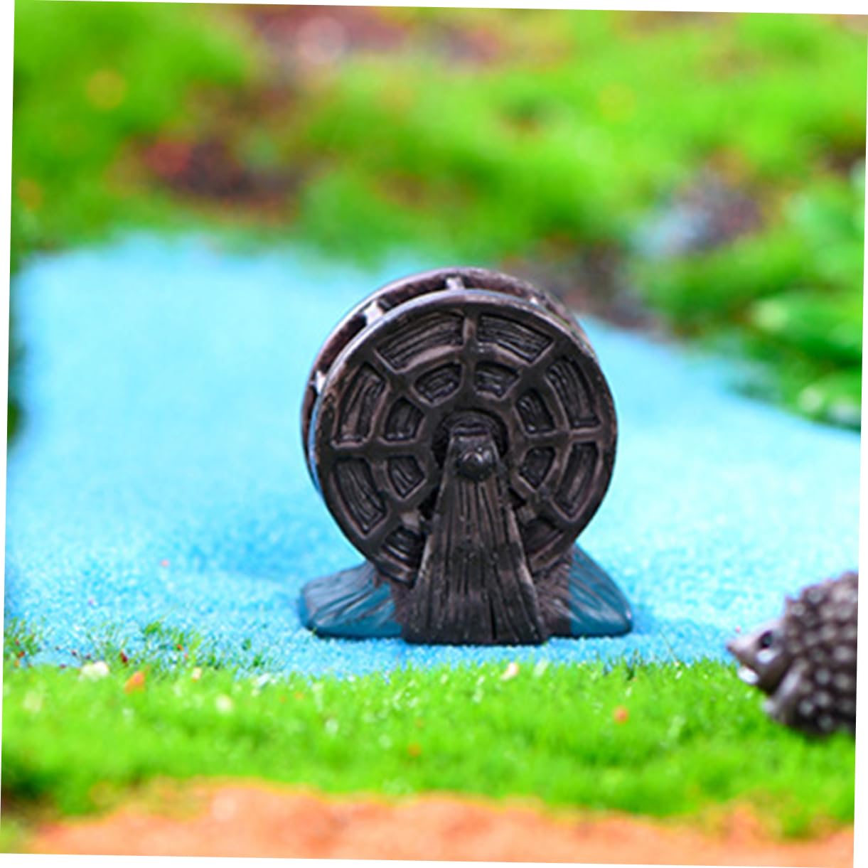 Hemobllo 50pezzi Mini Water Wheel Model for Garden Decor Portable Artificial Rockery Wheel for Fish Tank and Aquarium Landscape Accessory