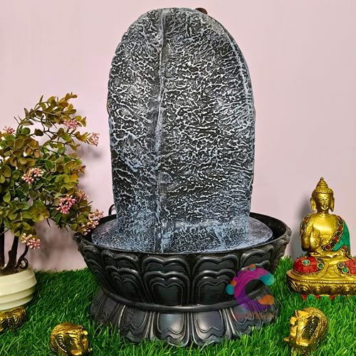 Image of Ashirvad Ganesha Table Top Water Decorative Fountain for Home Decor /Office /Indoor & Outdoor /Garden /Puja Room /Vaastu (C-069 Ashirvad Ganesha)