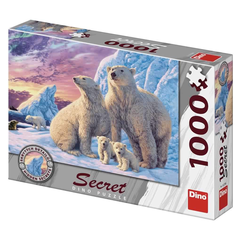 Dino Toys 532786 Polar Bears Secret Collection Puzzle, 1000 Pieces