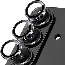 Compatible with Galaxy S26 / S26 Plus Black Camera Lens Protector (1 Pack) – Premium 9H Tempered Glass, Military-Grade Protection, Ultra-Clear Transparency & Case-Friendly Design