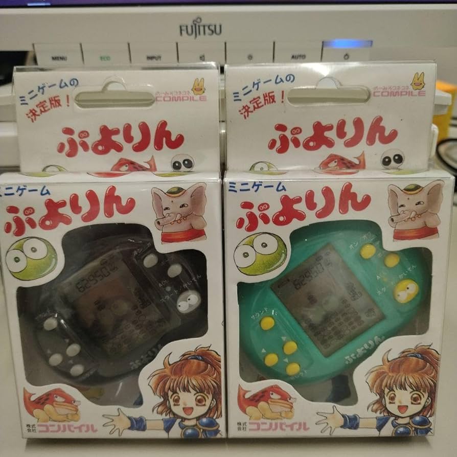 液晶ミニゲーム「ぷよりん」（新品・１９９７年） 液晶ミニゲーム「ぷよりん」（新品・1997年）