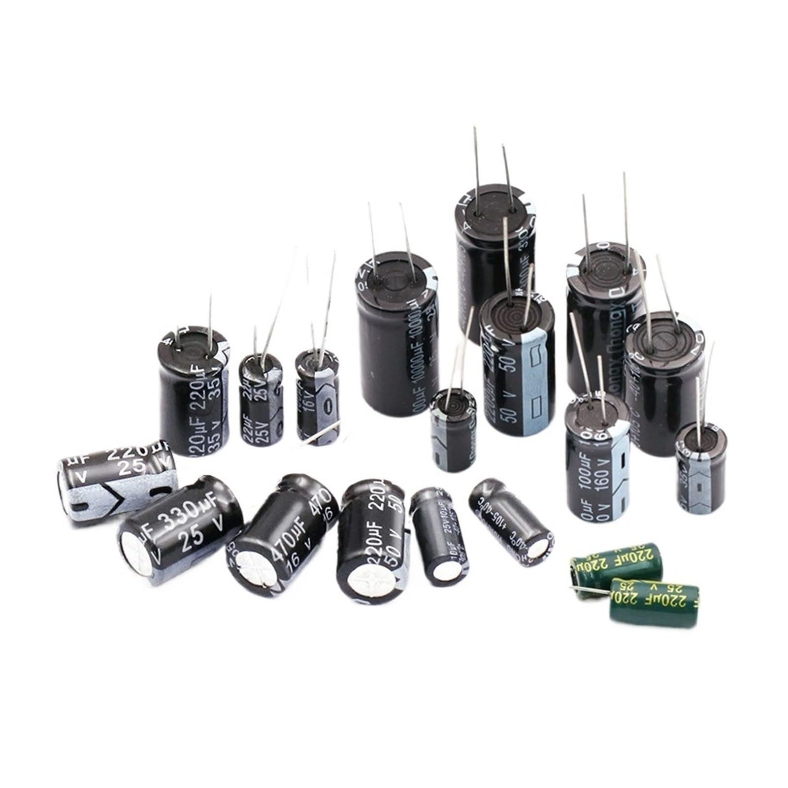 Condensateur électrolytique aluminium 50V composant radial